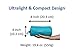 TREKOLOGY Inflatable Camping Mat for Sleeping, Sleeping Pad - UL50 Compact Lightweight Camp Mat, Ultralight Comfortable Backpacking Mattress Best as Tent Hammock Outdoor Pads (Teal Blue)