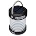 Solar Rechargeable LED Lantern Collapsible for Camping, Outdoors, Emergency- Built In Power Bank, Emergency Charger for Phone, Water Resistant, Flashlight for Outdoor Hiking, USB Charging, Solar Panel