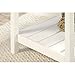 Sauder Cottage Road Side Table, Soft White finish
