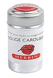 J. Herbin Ink Cartridges Rouge Caroubier