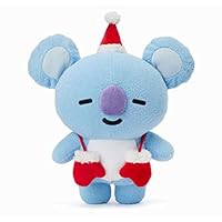 lagita BTS Christmas Plush Standing Doll, Winter Limited Edition Xmas Cooky CHIMMY SHOOKY Toys Cute Bolster Pillow Dolls Gifts for Children (Koya)