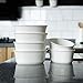 Sweese 506.001 Porcelain Ramekins 6 Ounce Souffle Dishes, Oval Ramekins for Baking, Set of 6 - White