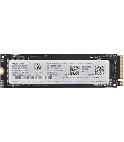 Samsung SSD 256GB PM981a M.2 2280 PCIe Gen3 x4 NVMe MZVLB256HBHQ