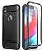 iPhone Xs Max Case, Clayco Xenon Series Full-Body Rugged Case with Built-in Screen Protector for Apple iPhone Xs Max 6.5 Inch 2018 (Black)