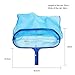 IEBIYO Pool Skimmer Net, Thick Deep Bag Pool Skimmer with Durable Nylon Micro-Mesh Net and Well Made Frame, Fits Most Standard Pole for Swimming Pool Cleaning