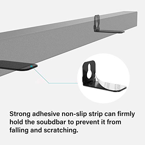 Sound Bar Mounts Universal Soundbar Wall Mount Bracket Kit for Most of