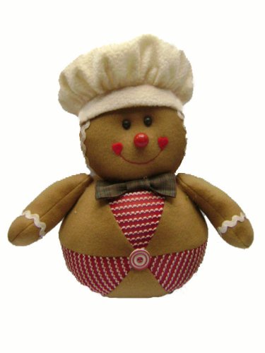 Buy Craft Outlet Fabric Gingerbread Man Figurine, 11.5-Inch Online at