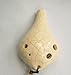 6 Hole Ocarina Ceramic Ocarina Wine Bottle Style Ice Crack Glazed Craft China White - Alto C