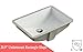 20.9 Inch Rectrangle Undermount Vitreous Ceramic Lavatory Vanity Bathroom Sink Pure White
