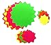 Lot of 60 Neon Starburst Bright Sign Tags Price Sale