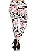 Always Womens Junior Plus Fleece Lined Multicolor Printed Stretch Fit Leggings