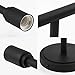 Phansthy 2 Light Vanity Light Matte Black Double Sconce Light for Hallway Kitchen Bathroom (Matte Black)
