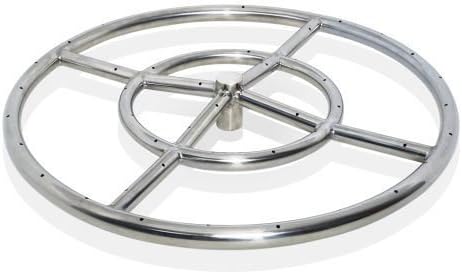 Amazon Com Starfire Designs 18 Dual Fire Pit Ring Lp Garden Outdoor