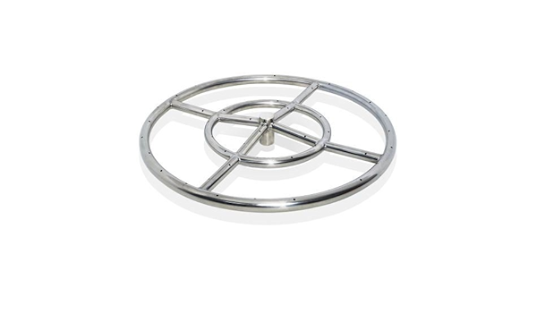 Amazon Com Starfire Designs 18 Dual Fire Pit Ring Lp Garden Outdoor