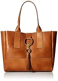 FRYE Ilana Leather Wrapped Tote Bag Antique Veg Tan