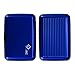 I3C Aluminum Wallet, Rfid Blocking Credit Card Holder Case Wallet Protector Aluminum Wallet for Credit Card Security Blue