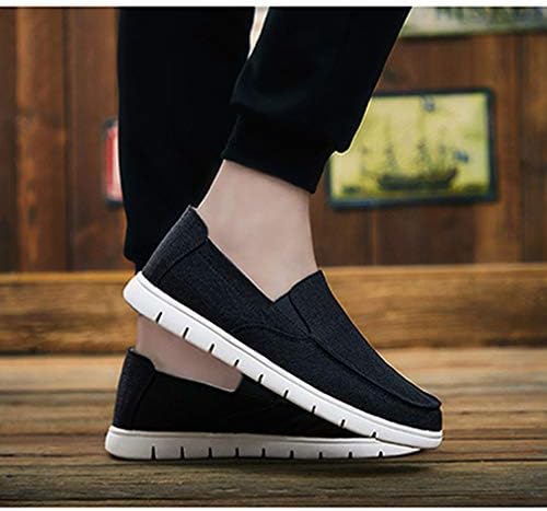 Juin メンズ キャンバス スリッポン ローファー ローカット シューズ デッキシューズ 無地 ジュアル スニーカー 軽量 フラットシューズ 作業靴 運転靴 通勤 事務所 歩きやすい 合わせやすい 通気 北京布靴 B07wd2g4t7 2 330円 大人気 New Arrival 最安値挑戦
