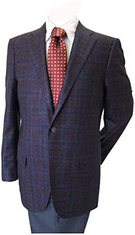 Amazon ヒッキーフリーマン メンズジャケット ロロピアーナ グレンチェック ブラウン ブルー シルク混 秋冬物 Ab4 Ab5 Ab6 Ab7 2l7 コート ジャケット 通販