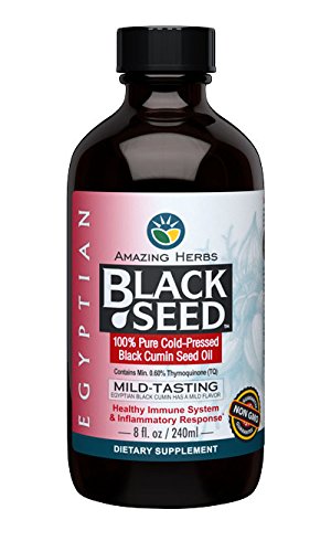 Amazing Herbs Egyptian Black Seed Oil 8 oz