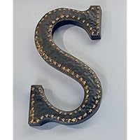 Vintage Metal Monogram Wall Hanging (S)