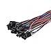 Wangdd22 3D Printer Kit 14pcs/lot Cables Complete Wiring Cables Set For RAMPS 1.4 Endstops Thermistors Motor Dupont Cable
