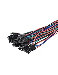 wangdd22 Impresora 3d Kit 14pcs lot Juego de cables completo Cableado Cables para RAMPAS 1.4 Endstops termistores Motor Dupont Cable
