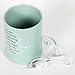 Serenity Prayer Teal White Floral Design Stoneware Electric Large Jar Candle Warmer