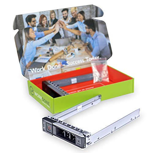 Pack 4 Plateaux Caddy HDD 3.5" WORKDONE - Compatible Serveurs Dell PowerEdge 14G - Avec Vis Et Étiquettes