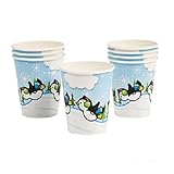 Penguin Fun Paper Cups ~ 8 Pcs. ~ 9 Oz. / 3.5