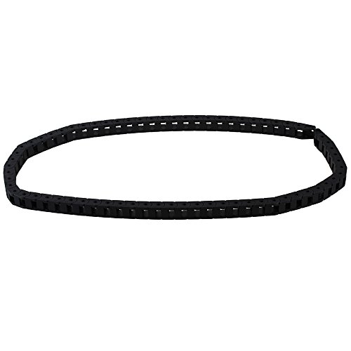 Yibuy R18 10x10 mm CNC Router Mill Cable Drag Chain Wire Carrier 1M Bridge Type