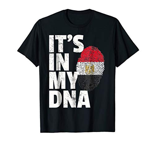 IT'S IN MY DNA Egypt Egyptian Flag Men Women Kids Gift T-ShirtOEKO-TEX STANDARD 100