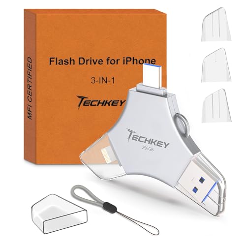 Techkey 3-in-1 Flash Drive