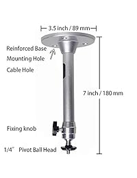 2-Be-Best - Soporte de pared ajustable para proyector de cámara CCTV DVR