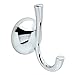 Franklin Brass AME35-PC Amesbury Double Robe Hook, Polished Chrome