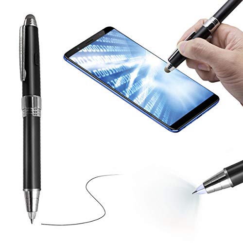 Penyeah LED Flashlight Pen -Pen Light with Stylus Pen Tip Multi-function Capacitive Touch Screen Pen - Helpful for Touching Reading or Writing - P12 - White Light - Thumbnail 2