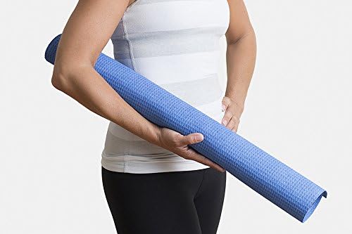 Hot Yoga Microfiber Mat Towel - Non Slip, Both Sides Grip - by Yogazorb - 25"x72" (Royal)