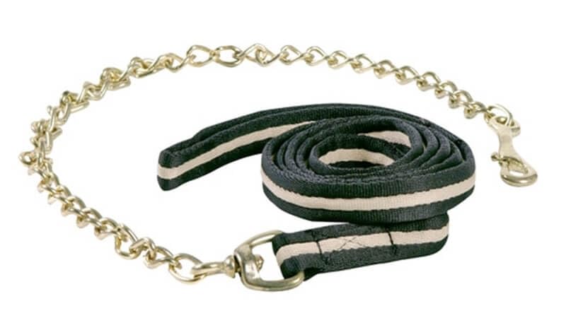 HKM Lead Rope-6059 Navy/rose gold 270 cm