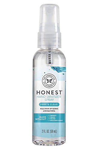 The Honest Company Hand Sanitizer Spray, Fragrance Free, 2 Fluid Ounce