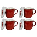 CorningWare 20 Ounce Tomato Red Meal Mug With