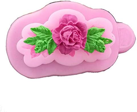 LooBooShop rose leaf cooking tools decoration Silicone Mould Fondant Sugar Bow Craft Molds Cake Decorating