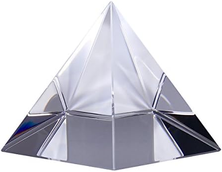 Crystal pyramid prism 2.75(inch) Optical Clear Paperweight - Pyramid Figurine - Home decoration-Crystal figurines