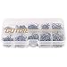 Goture 500 Pcs Small Size High Carbon Steel Fishing Hooks Have #3-12 Size with Box Set Fishing Gear Equipment Accessories