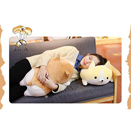 ISAKEN 35cm Corgi Hund Plüsch Kissen Kuscheltier, Süße Hund Plüsch Puppe Shiba Inu Stofftiere Plüsch Spielzeug Weiches… – Bild 8