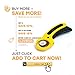 Rotary Cutter, Improved - Titanium Coated Blade - Replaceable 45mm Blades Deluxe Quilters Rotary Cutter - Perfect for Quilting Sewing Scrapbooking, Seamstress, Tailors - 100% Thrilled Guarantee