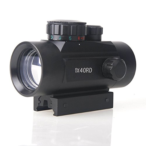 XAegis 1x40RD Reflex Red Green Dot Sight Scope with 11mm/20mm P-i-c-a-t-i-n-n-y Mount