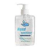 300ML Large Hand Sanitizer Soothing Gel for Household, Rinse Free, Antibacterial, Aloe & Vitamin E Moisturizing Formula,Kills 99.9% of Germs for Adults & Kids with 24-Hour Protection