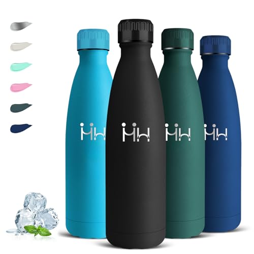 Grsta Stainless Steel Water Bottle, Water Bottle, 0 75 litres, BPA-Free, Sports Water Bottle, Cold 24 Hours & 12 Hours Warm, Leak-Proof, Insulated Flask, Double-Walled, for Hiking, Camping, Fitness