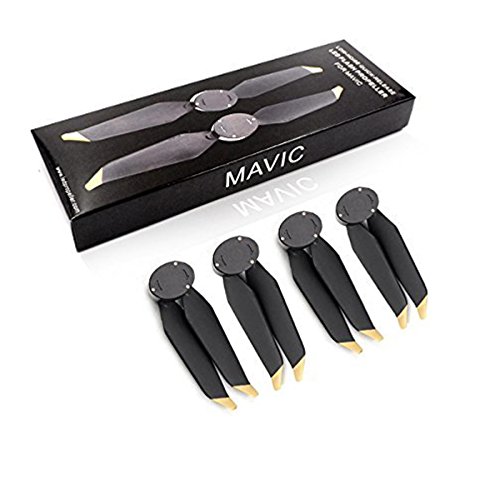 STARTRC Low-Noise Quick-Release Propellers Folding LED Light Flash Propellers for Mavic Pro or Mavic Pro Platinum 2 Pairs