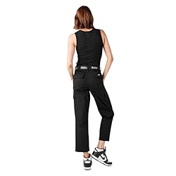 Dickies Women's Cropped Cargo Pant, Black, 32