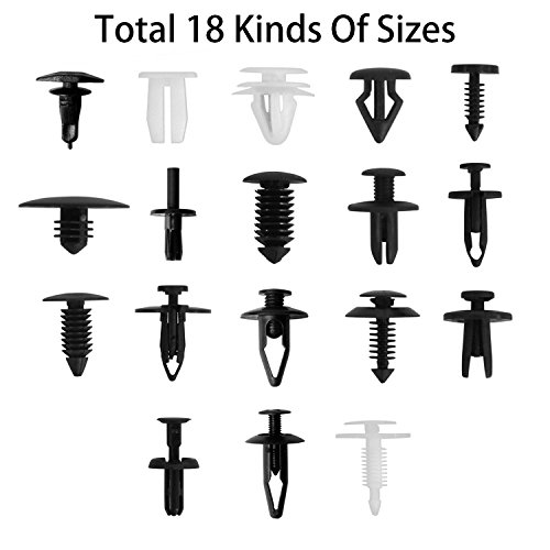 Auto Clips Car Retainer Body Clips Door Bumper Trim Clips Replacement Parts Car Trim Removal Tool Set 6 Pcs with Fastener Remover for Car Dash Radio Door Panel for Ford GM Toyota Honda Chrysler